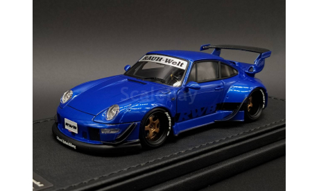 1/43 Porsche 911 993 RWB (Rauh Welt Begriff) Blue - IgnitionModel IG, масштабная модель, Ignition Model, scale43