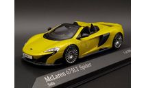 1/43 McLaren 675LT 2016 Solis Yellow - Minichamps, масштабная модель, scale43