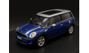 1/43 Mini Clubman Cooper S Lightning Blue - Minichamps, масштабная модель, Mini Cooper, scale43