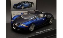 1/43 Bugatti Veyron 16.4 Black/Blue - AutoArt, масштабная модель, scale43