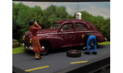 1/43 Peugeot 203 PUNCTURE Diorama - Altaya (Camions D’autrefois)