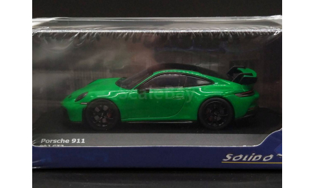 1/43 Porsche 911 type 991 (992) GT3 RS Green - Solido, масштабная модель, scale43