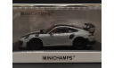 1/43 Porsche 911 GT2 RS Type 991 weissach package 2018 Grey - Minichamps, масштабная модель, scale43