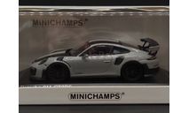 1/43 Porsche 911 GT2 RS Type 991 weissach package 2018 Grey - Minichamps, масштабная модель, scale43