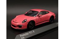 1/43 Porsche 911 R Type 991 Pink - Minichamps, масштабная модель, scale43