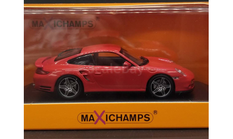 1/43 Porsche 911 type 997 Turbo S Red - Maxichamps, масштабная модель, Minichamps, scale43