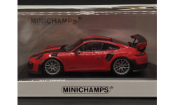 1/43 Porsche 911 type 991 (991.2) GT2 RS Weissach Package 2018 Red - Minichamps