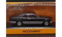 1/43 Mercedes-Benz 560 SEC C126 (W126) Black - Minichamps, масштабная модель, Porsche, 1:43