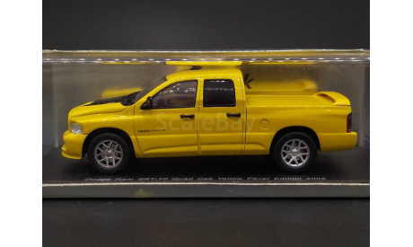 1/43 Dodge Ram SRT-10 Yellow - Spark, масштабная модель, scale43