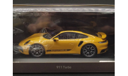1/43 Porsche 911 type 992 Turbo 2021 Bahama Yellow - Spark