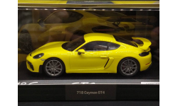 1/43 Porsche 718 Cayman GT4 Yellow - Minichamps