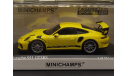 1/43 Porsche 911 type 991 (991.2) GT3 RS 2018 Yellow - Minichamps, масштабная модель, scale43