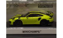 1/43 Porsche 911 type 991 (991.2) GT2 RS 2018 Acid Green - Minichamps, масштабная модель, scale43