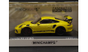 1/43 Porsche 911 type 991 (991.2) GT3 RS Yellow - Minichamps, масштабная модель, 1:43