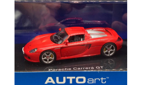 1/43 Porsche Carrera GT Red - AutoArt, масштабная модель, scale43