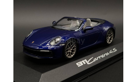 1/43 Porsche 911 Carrera 4S Cabriolet 2019 (992) - Minichamps, масштабная модель, scale43