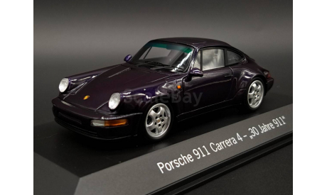 1/43 Porsche 911 Carrera 4 (964) ’30 Years ’ 1993 - Spark, масштабная модель, scale43