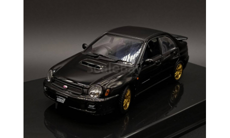 1/43 Subaru Impreza WRX STI 2001 Black - AutoArt, масштабная модель, scale43