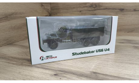 Studebaker US6 U4 бортовой хаки, масштабная модель, Автоистория (АИСТ), scale43