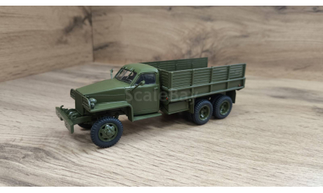 Studebaker US6 U4 бортовой хаки, масштабная модель, Автоистория (АИСТ), scale43