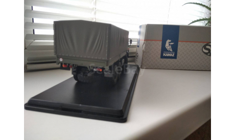 SSM1244 КАМАЗ-53501 6x6 Мустанг, хаки, масштабная модель, scale43