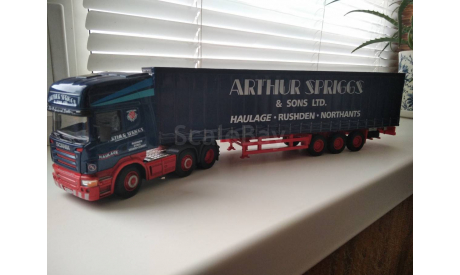 Scania 6х2 CARARAMA 1/50, масштабная модель, scale50