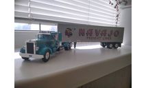 Peterbilt 350 6x4 с п/прицепом фургон, NAVAJO, 1952, масштабная модель, Altaya, scale43