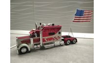 Peterbilt 379 Extended Sleeper Cab with American Flagс  1997, масштабная модель, Iconic Replicas, scale43