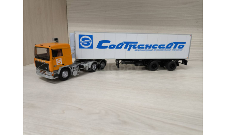 Volvo F12 с полуприцепом KlegeFrance Совтрансавто, масштабная модель, SSM, 1:43, 1/43