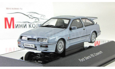 Ford Sierra RS Cosworth [с открывающимся капотом], (moonstone blue), масштабная модель, Autoart, 1:43, 1/43