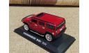 Hummer H2 2005 red Norev 1/43, масштабная модель, scale43