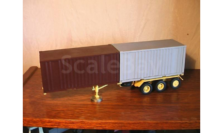 контейнеровоз, масштабная модель, 1:43, 1/43, ручная работа, маз