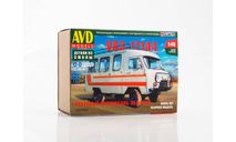 УАЗ-17144 AVD Models, некондиция с рубля, сборная модель автомобиля, 1:43, 1/43