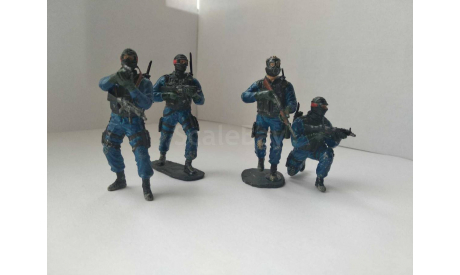 Фигуры спецназа SWAT, миниатюры, фигуры, Dragon, scale35