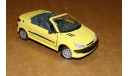 Пежо Peugeot 206 CC 1998 Hongwell Cararama 1:43 Ранний Открываются двери, масштабная модель, Bauer/Cararama/Hongwell, scale43