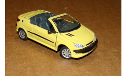 Пежо Peugeot 206 CC 1998 Hongwell Cararama 1:43 Ранний Открываются двери