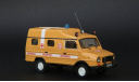 ЛуАЗ-13021-08 скорая помощь, ранний (1999 г.) Die-cast по-домашнему, масштабная модель, 1:43, 1/43
