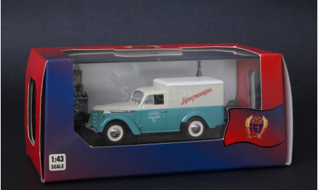 Москвич-400-420К фургон ʹʹМосторгтрансʹʹ 1951 г. ICV, масштабная модель, 1:43, 1/43