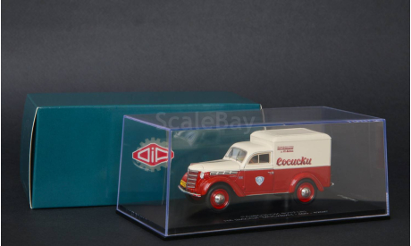 Москвич-400-420К фургон ʹʹСосискиʹʹ 1951 г. DiP, масштабная модель, DiP Models, scale43