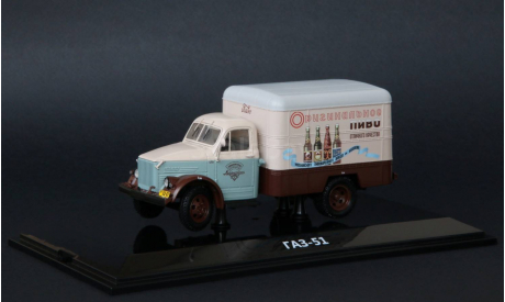 КИ-51 фургон ʹʹПивоʹʹ на базе ГАЗ-51 1950 г. DiP, масштабная модель, DiP Models, 1:43, 1/43