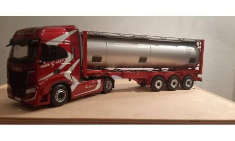 IVECO eligor,прицеп NZG, масштабная модель, 1:43, 1/43