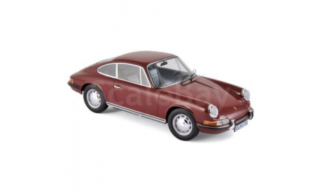 Porsche 911 T 1969 Dark Red 1/18 - 187630 NOREV, масштабная модель, 1:18