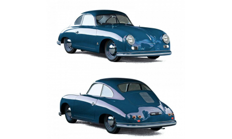 Norev Porsche 356 Coupe 1952 - Blue 1:18, масштабная модель, scale18