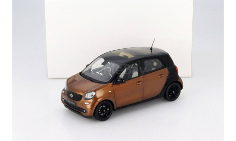 Smart forfour Coupe (W453) Black / Brown 1:18 Norev, масштабная модель, scale18