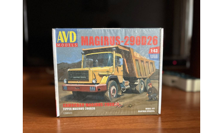 MAGIRUS-290D26, сборная модель автомобиля, AVD Models, scale43