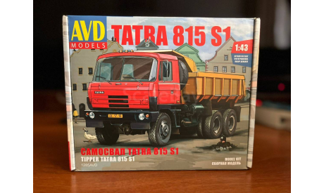 Самосвал TATRA 815 S1, сборная модель автомобиля, AVD Models, 1:43, 1/43