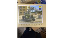 АВТОМОБИЛЬНЫЙ КРАН ЛАЗ-690 1955 год, сборная модель автомобиля, AVD Models, scale43