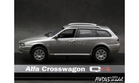 Alfa Romeo Crosswagon Q4 2004 grey 1-43 Norev, масштабная модель, scale43