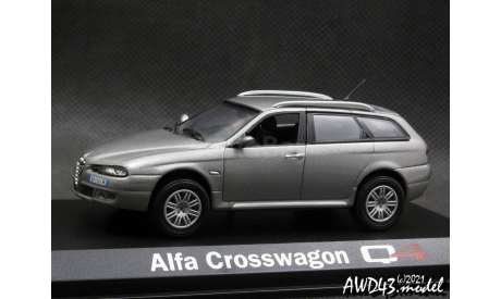 Alfa Romeo Crosswagon Q4 2004 grey 1-43 Norev, масштабная модель, scale43