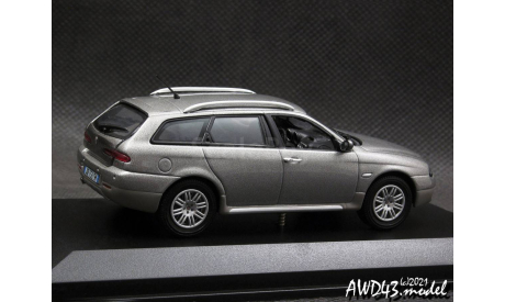 Alfa Romeo Crosswagon Q4 2004 grey 1-43 Norev, масштабная модель, scale43